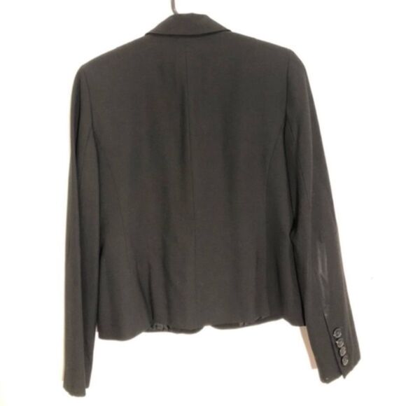 Ann Taylor Black Wool-Blend Blazer – Size 4 - Picture 3 of 5